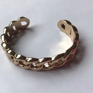 Gold Chain Bangle Bracelet